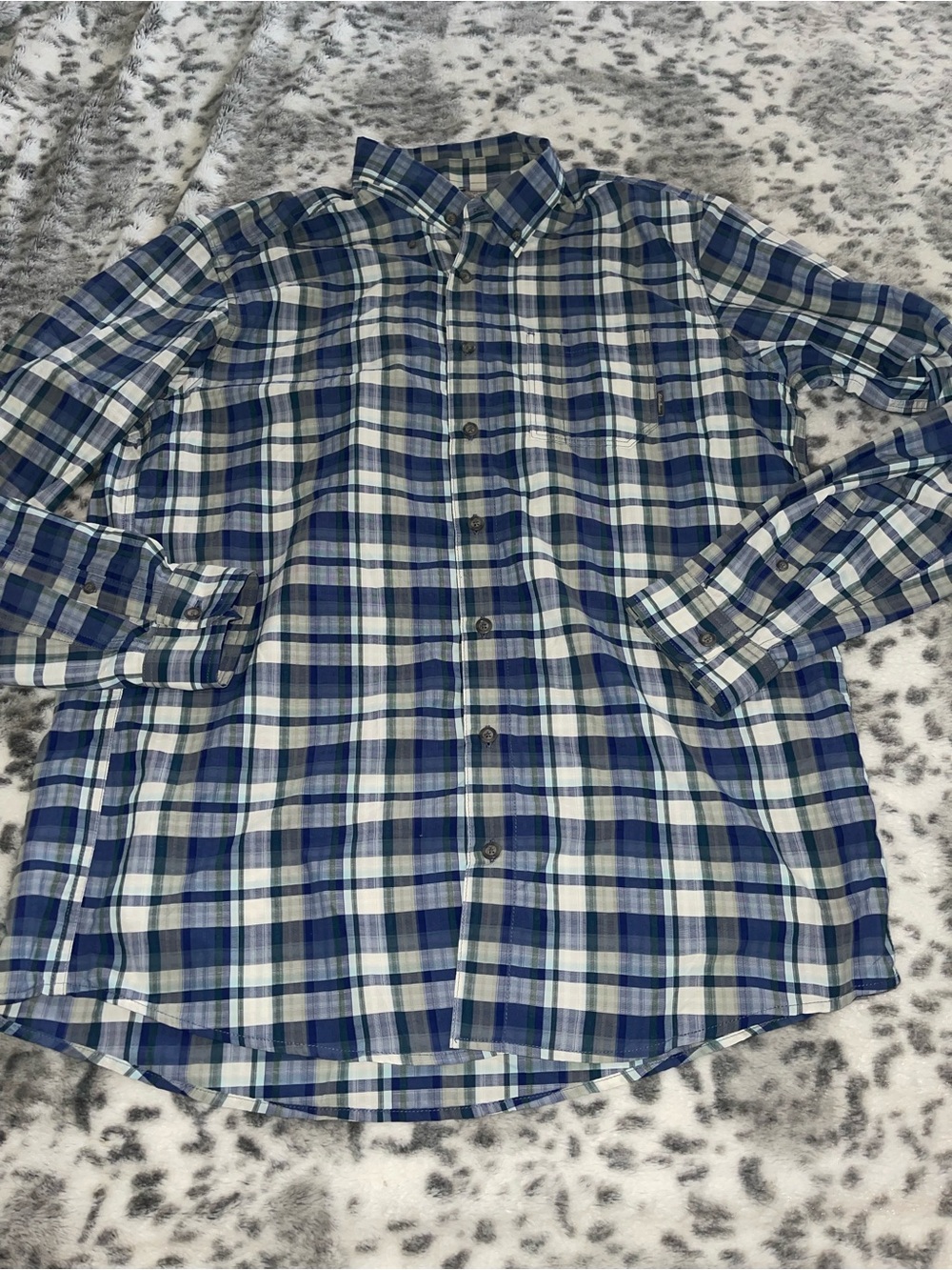 Eddie Bauer plaid shirt